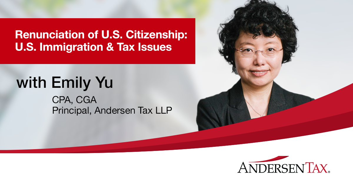 Renunciation of U.S. Citizenship